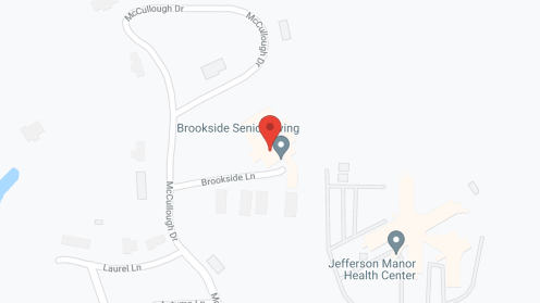 Map of the neighborhood around Brookside Assisted Living Inc