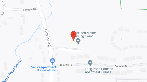 Map of the neighborhood around Hamilton Manor Nursing Home