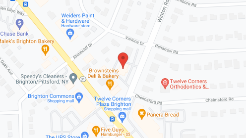 Map of the neighborhood around Hilton Manor