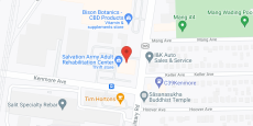 Salvation Army in google map