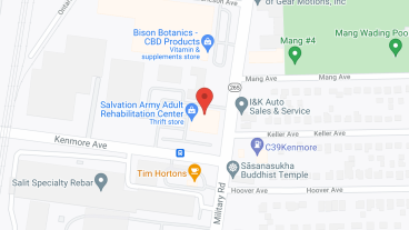 Salvation Army in google map