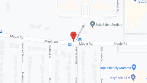 Map of the neighborhood around The Amberleigh