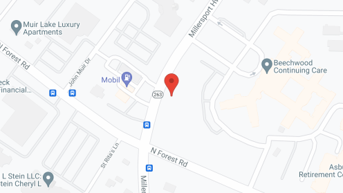 Map of the neighborhood around Beechwood Continuing Care