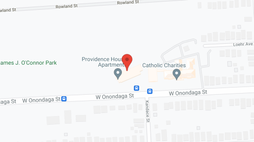 Map of the neighborhood around Providence House Apartments