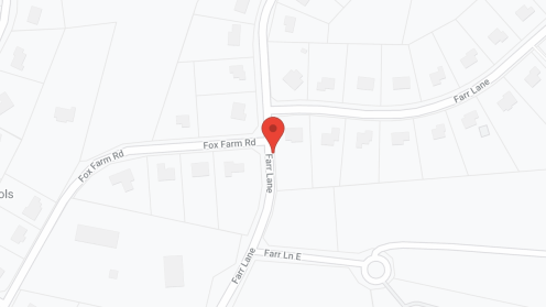 Map of the neighborhood around Solomon Heights