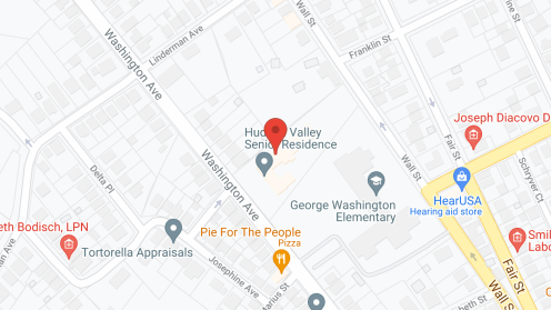 Map of the neighborhood around Hudson Valley Senior Residence