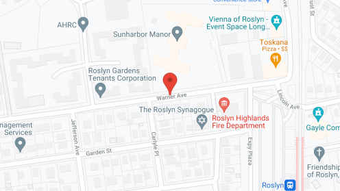 Map of the neighborhood around Sunharbor Manor