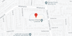 Sunrise of North Lynbrook in google map