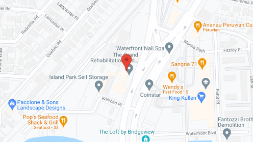 Map of the neighborhood around South Point Plaza