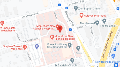 Map of the neighborhood around Howe Avenue Nursing Home