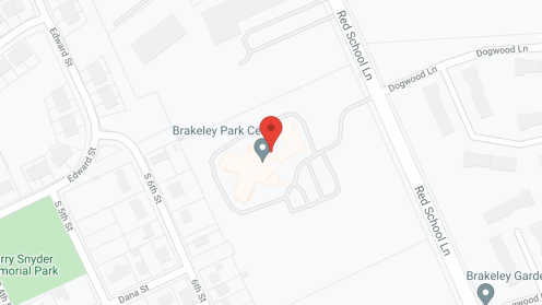 Map of the neighborhood around Complete Care at Brakeley Park