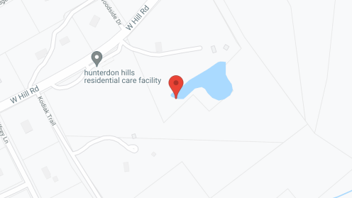 Map of the neighborhood around Hunterdon Hills