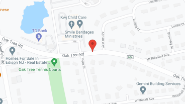 JFK Hartwyck at Oak Tree in google map