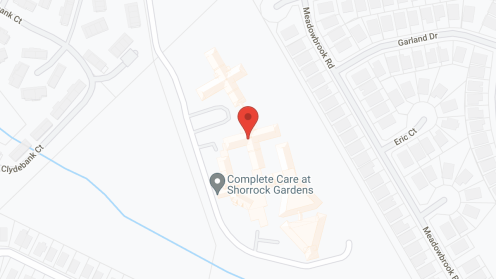 Map of the neighborhood around Complete Care at Shorrock Gardens