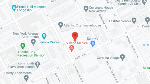 Map of the neighborhood around Baltic Plaza