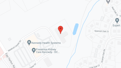 Map of the neighborhood around Washington Township Senior Living
