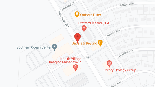 Map of the neighborhood around Southern Ocean Center