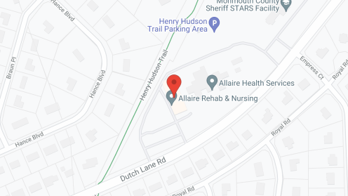 Map of the neighborhood around Allaire Rehab & Nursing