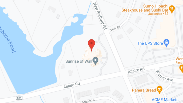 Sunrise of Wall in google map