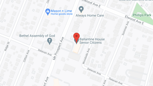Map of the neighborhood around Ballantyne House