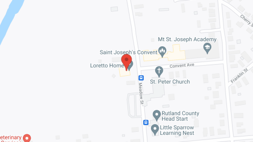 Map of the neighborhood around Loretto Home For the Aged