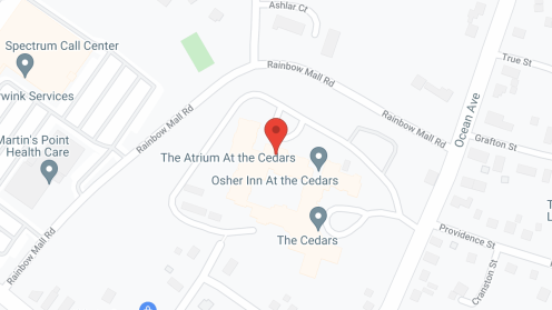 Map of the neighborhood around Atrium At Cedars