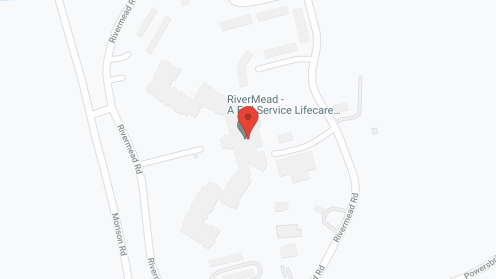 Map of the neighborhood around RiverMead