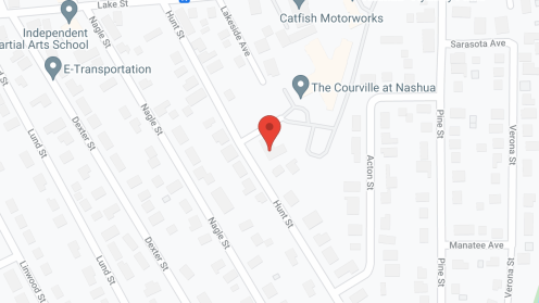Map of the neighborhood around The Villas at Nashua