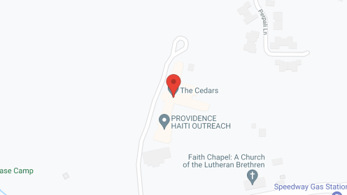 Map of the neighborhood around The Cedars