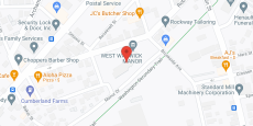 West Warwick Manor in google map