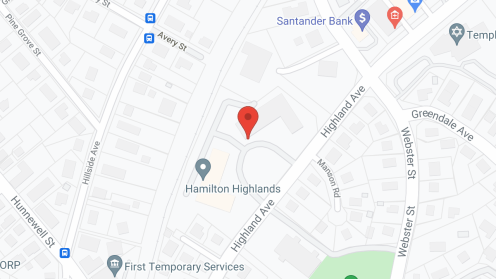 Map of the neighborhood around Webster Green