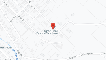 Sunset Ridge in google map