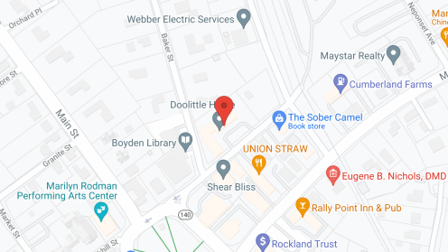 Map of the neighborhood around Doolittle Home