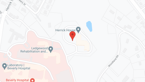 Map of the neighborhood around The Herrick House