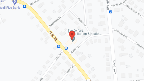 Map of the neighborhood around Oxford Center