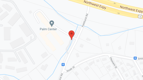 Map of the neighborhood around Palm Manor