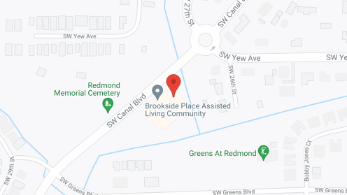Map of the neighborhood around Brookside Place