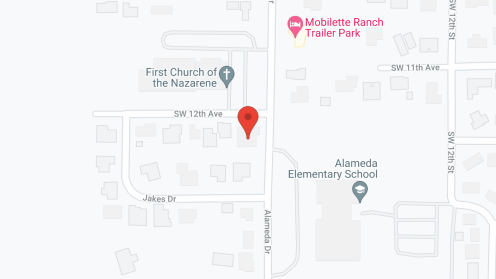 Map of the neighborhood around Ashley Manor - Alameda