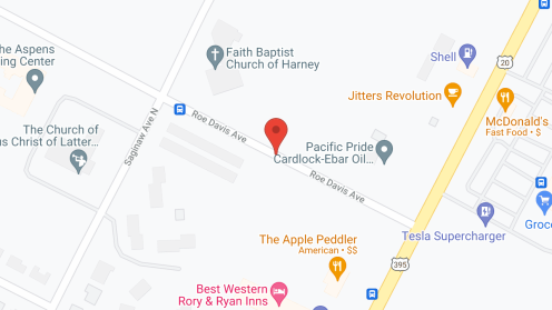 Map of the neighborhood around The Aspens Living Center