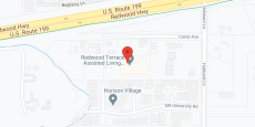 Redwood Terrace in google map