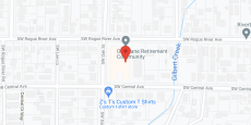 Oak Lane in google map