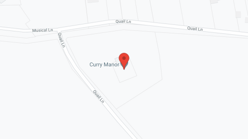 Map of the neighborhood around Curry Manor
