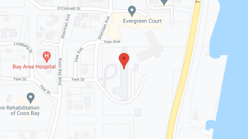 Map of the neighborhood around Baycrest Village
