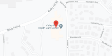 Valley West Health Care Ctr in google map