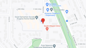 Eugene Good Samaritan Abby in google map