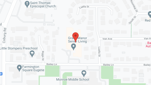 Map of the neighborhood around Grace Manor Living Center LLC