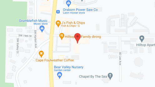 Map of the neighborhood around Hillside Place