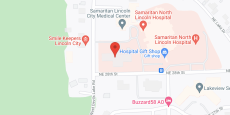 Lincoln City Health and Rehab in google map