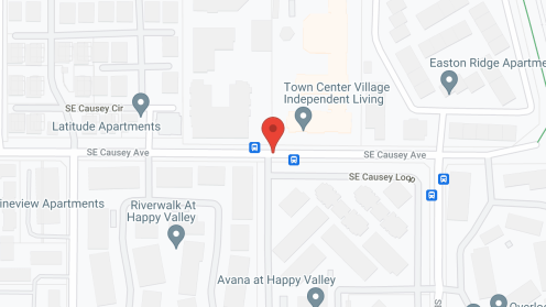 Map of the neighborhood around The Forum at Town Center