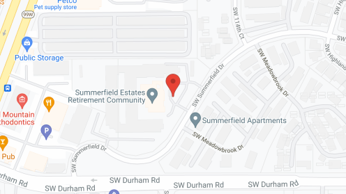 Map of the neighborhood around Summerfield Estates Retirement Community